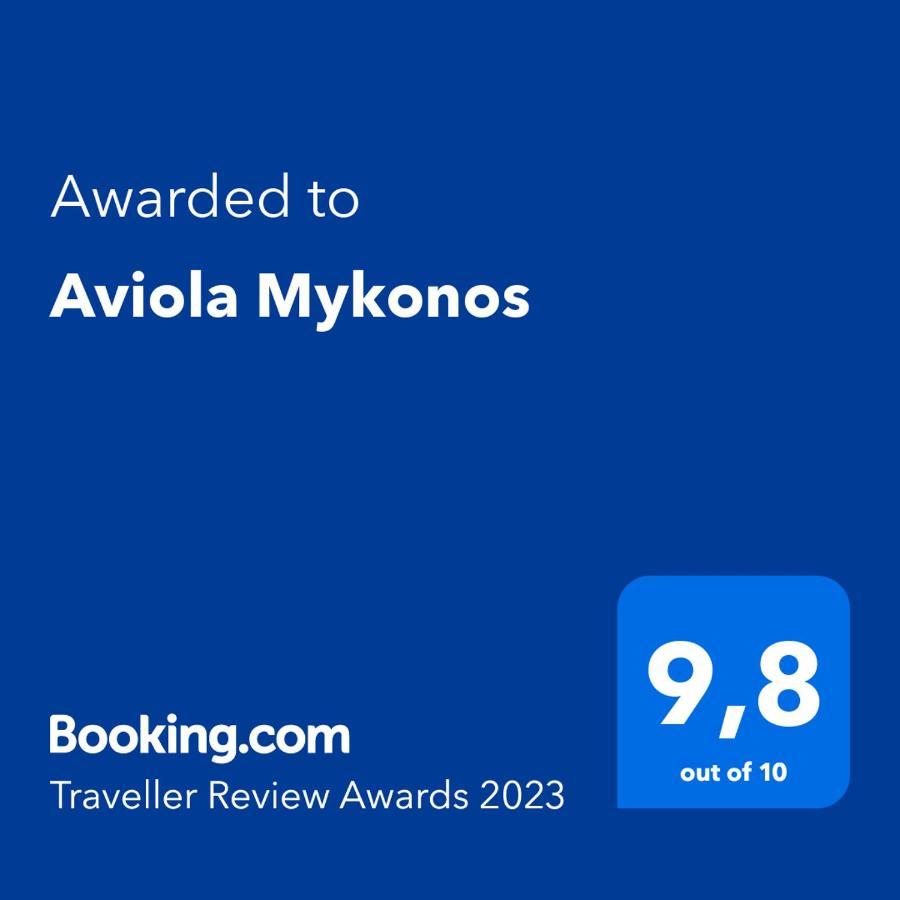 Aviola Mykonos Villa Ftelia  Buitenkant foto