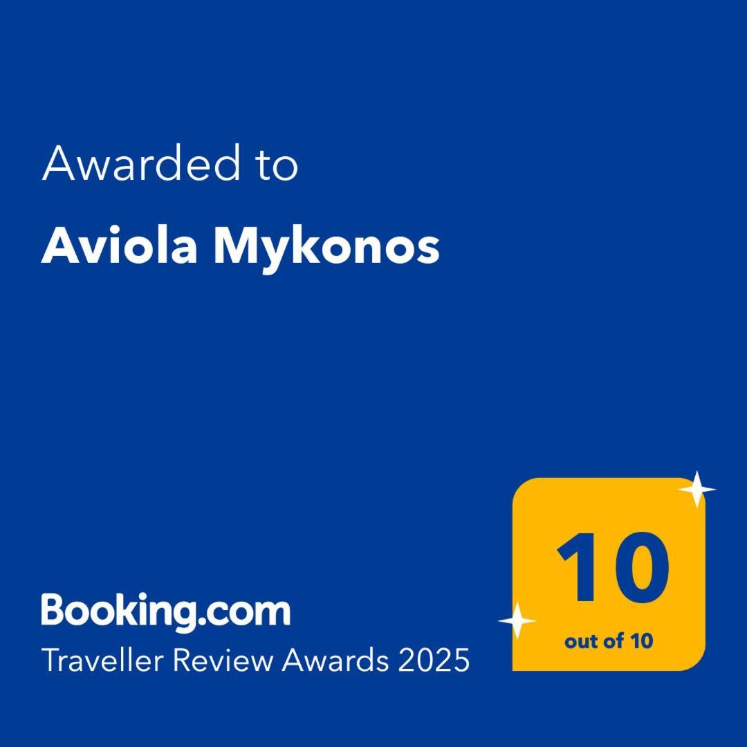 Aviola Mykonos Villa Ftelia  Buitenkant foto
